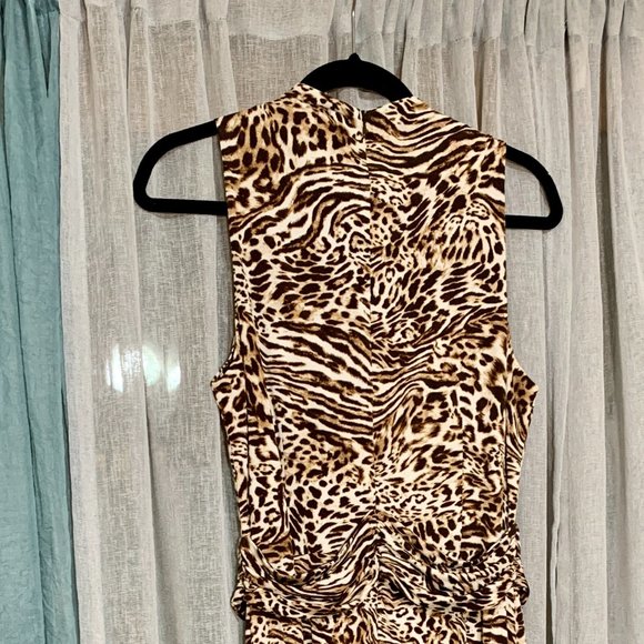 Michael Kors Leopard jump suit gold metallic - Picture 6 of 6